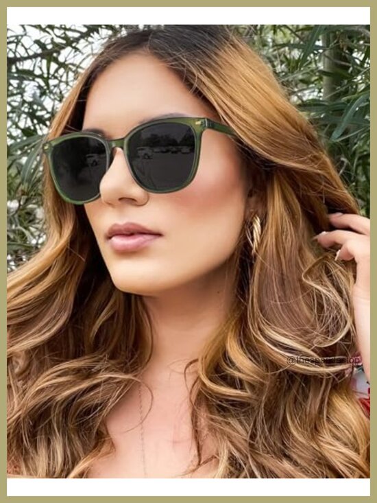 2 Pack Polarized UV400 Sunglasses Big Frame Oversized Fashion Shades
